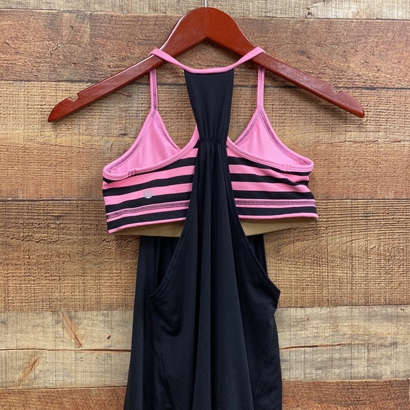 Lululemon Pink & Black No Limits Tank size 4 - Picture 3 of 5